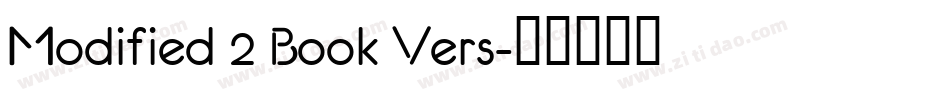 Modified 2 Book Vers字体转换